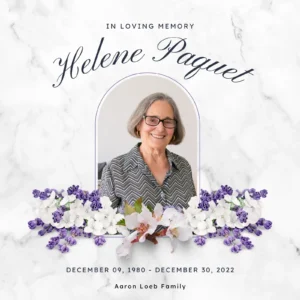 Canvas Banner - In Loving Memory 3